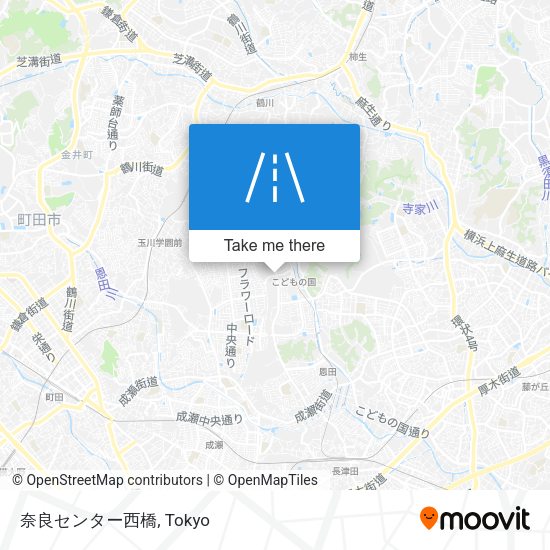 奈良センター西橋 map
