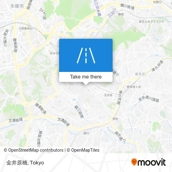 金井原橋 map