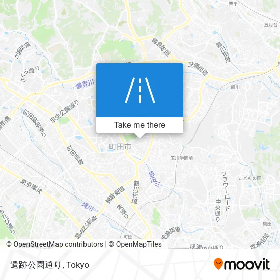遺跡公園通り map