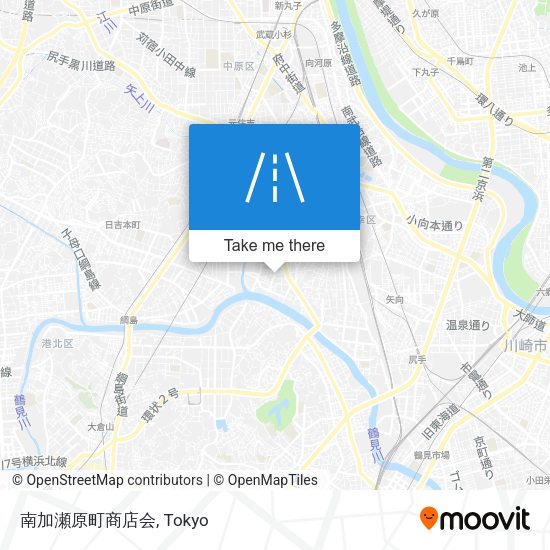 南加瀬原町商店会 map