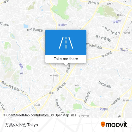 万葉の小径 map