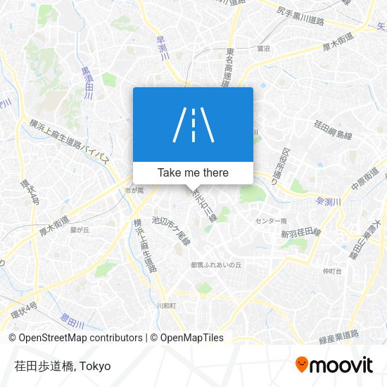 荏田歩道橋 map