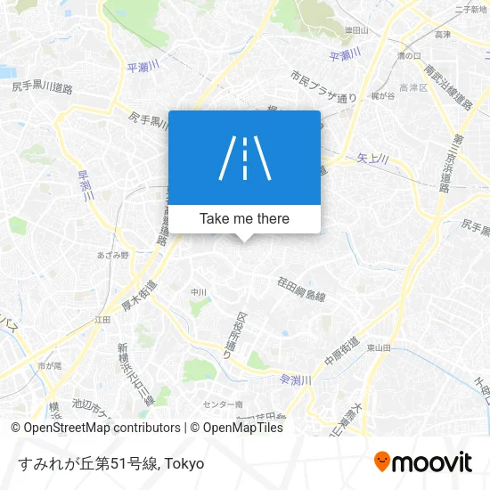 すみれが丘第51号線 map