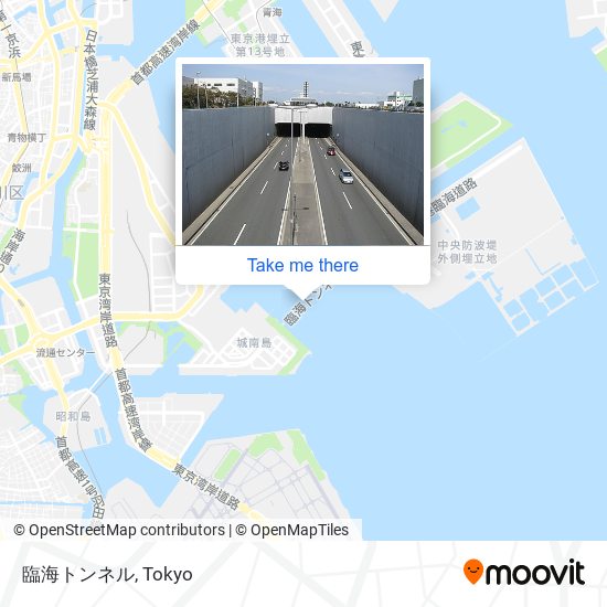 臨海トンネル map