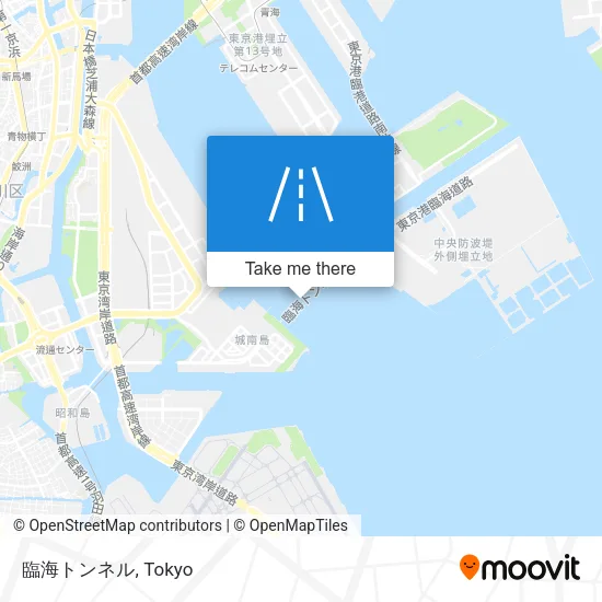 臨海トンネル map