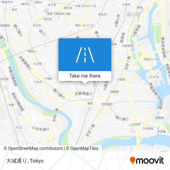 大城通り map