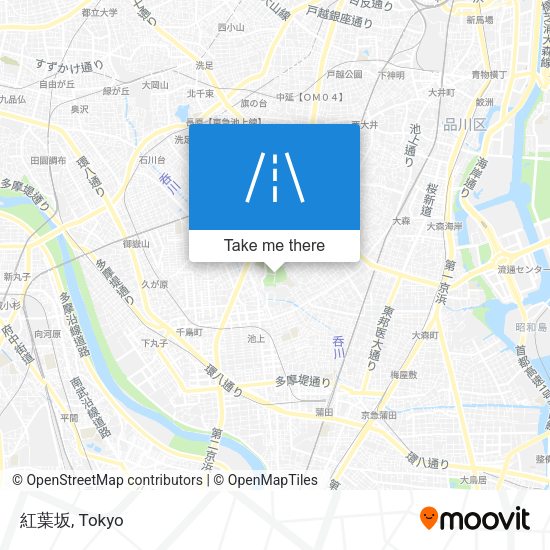 紅葉坂 map
