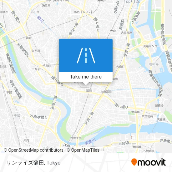 サンライズ蒲田 map