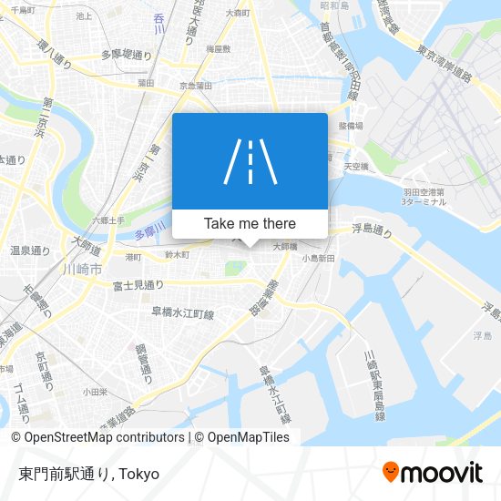 東門前駅通り map