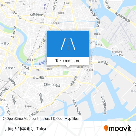 川崎大師本通り map