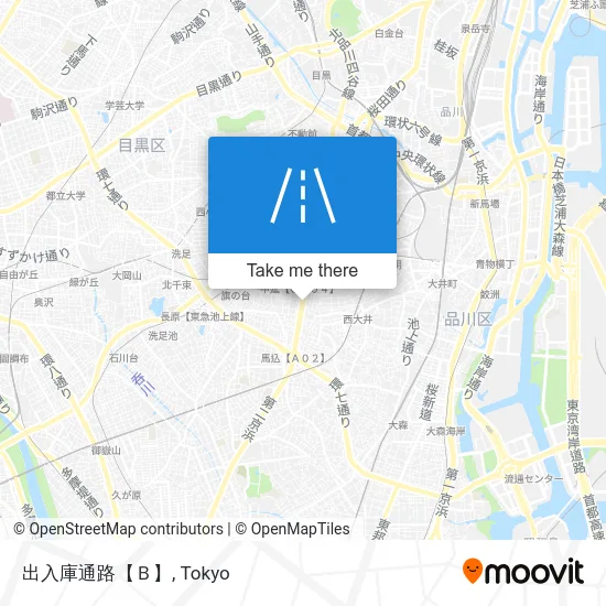 出入庫通路【Ｂ】 map