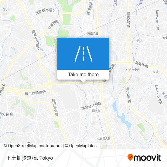 下土棚歩道橋 map