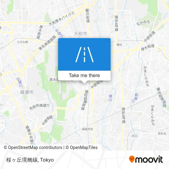 桜ヶ丘境橋線 map