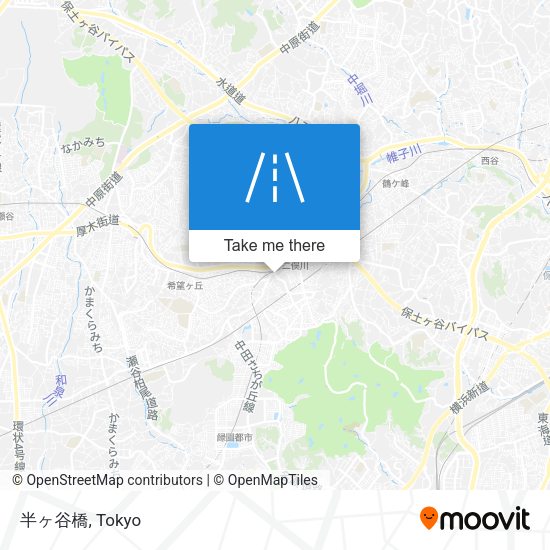 半ヶ谷橋 map