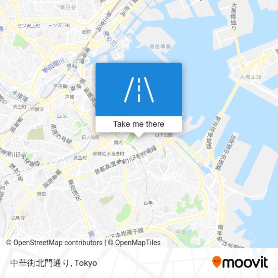 中華街北門通り map