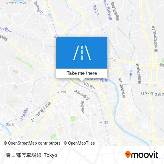 春日部停車場線 map