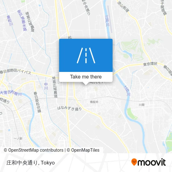 庄和中央通り map