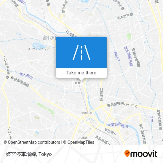 姫宮停車場線 map