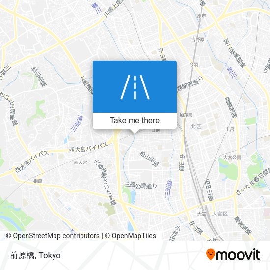 前原橋 map