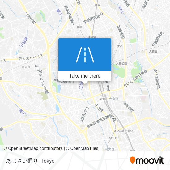 あじさい通り map