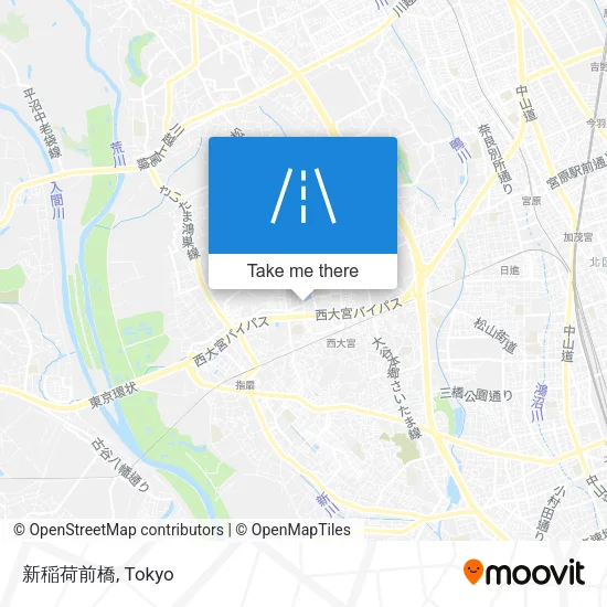 新稲荷前橋 map