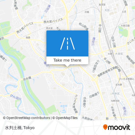 水判土橋 map