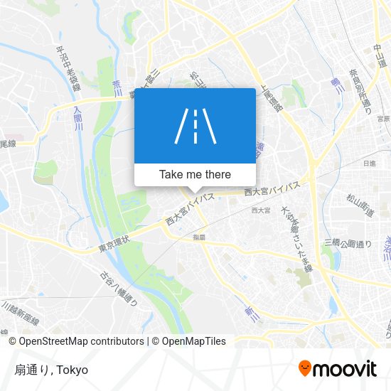 扇通り map