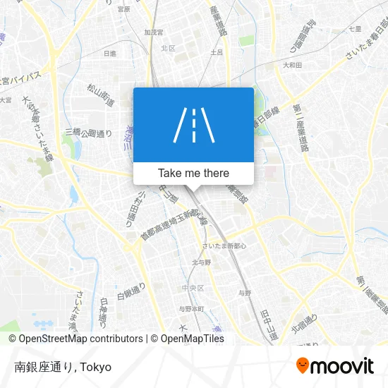 南銀座通り map