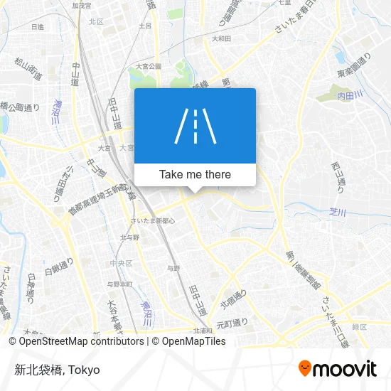 New Taipei Bridge map