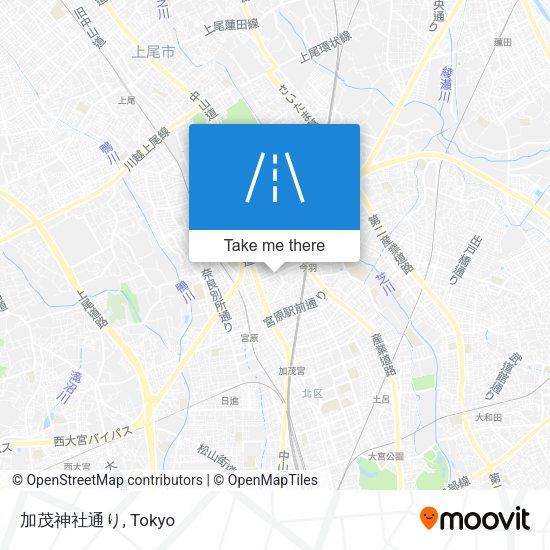 加茂神社通り map
