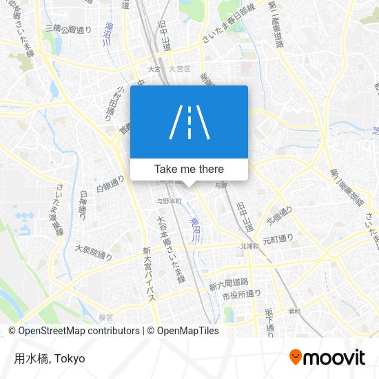 用水橋 map