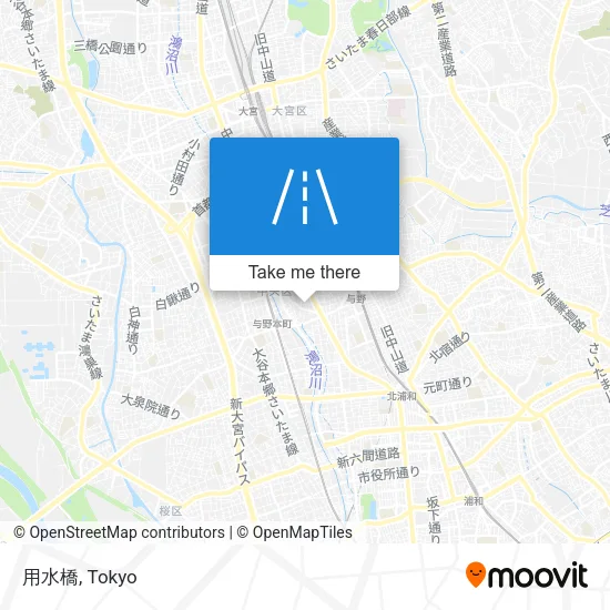 用水橋 map
