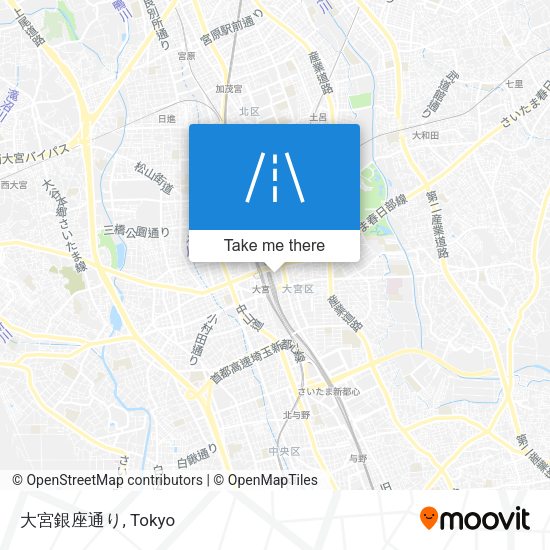 大宮銀座通り map