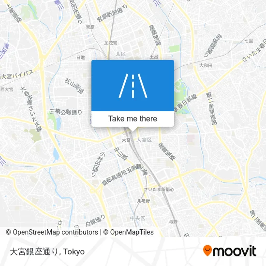 大宮銀座通り map