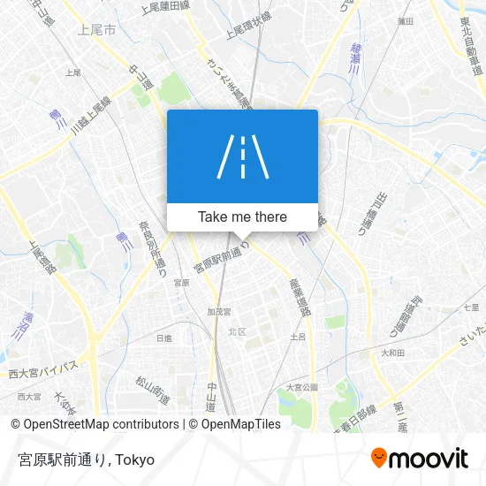宮原駅前通り map