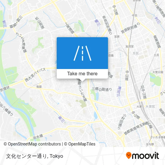 文化センター通り map