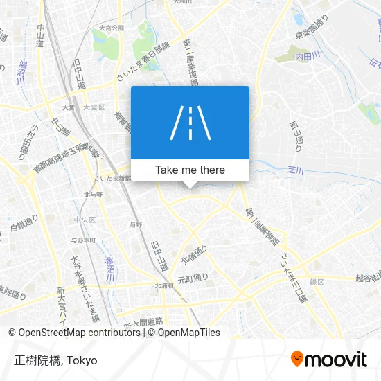 正樹院橋 map