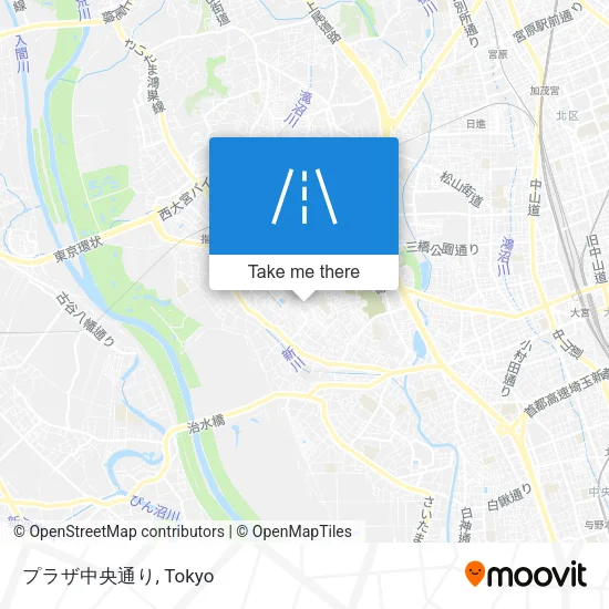 プラザ中央通り map