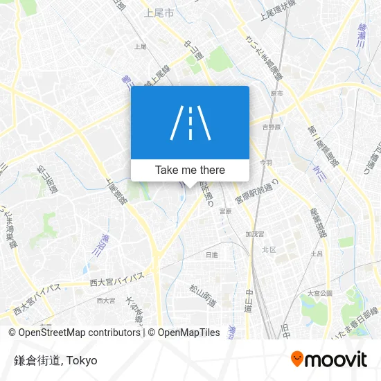 鎌倉街道 map