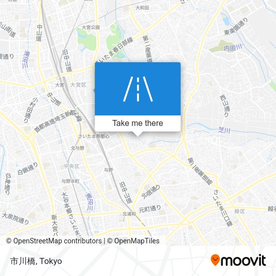 市川橋 map