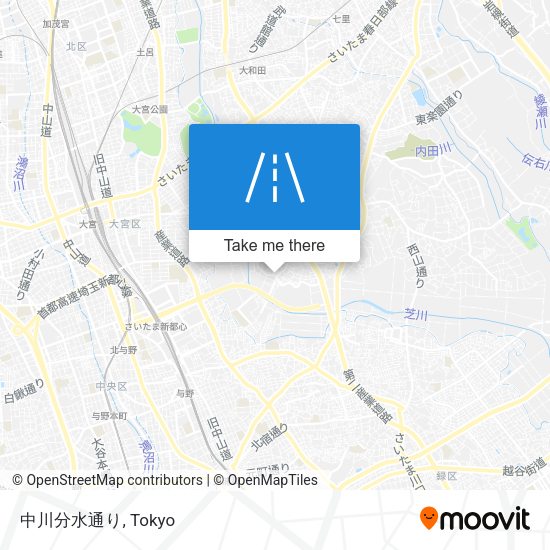 中川分水通り map