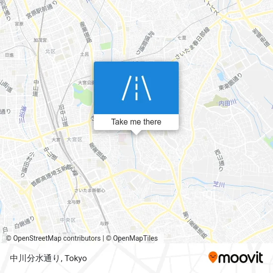 中川分水通り map