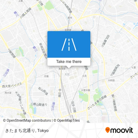 きたまち北通り map