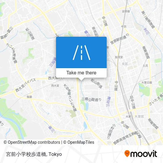 宮前小学校歩道橋 map