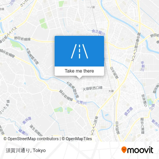 須賀川通り map