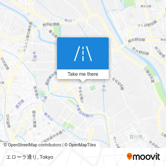 エローラ通り map