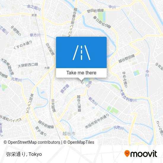 弥栄通り map