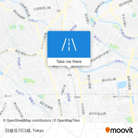 旧越谷川口線 map