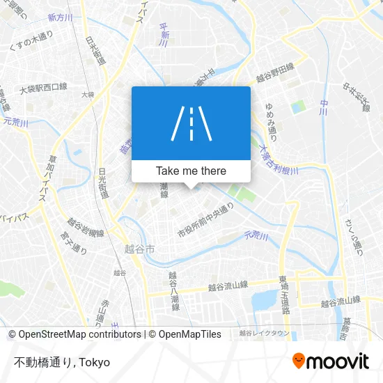 不動橋通り map
