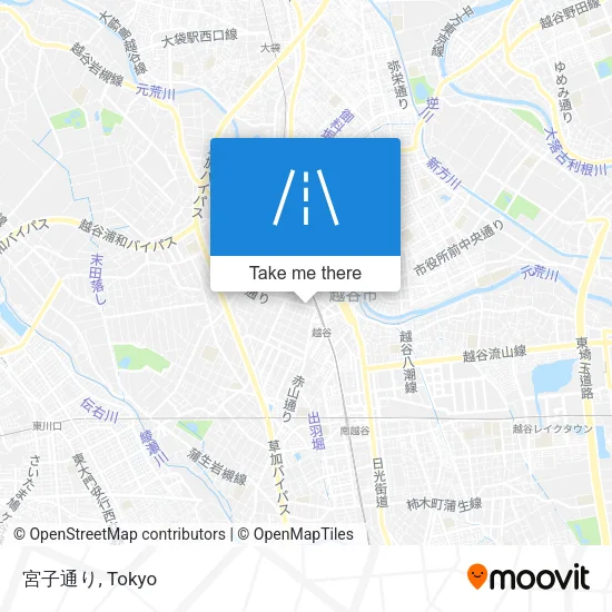 宮子通り map